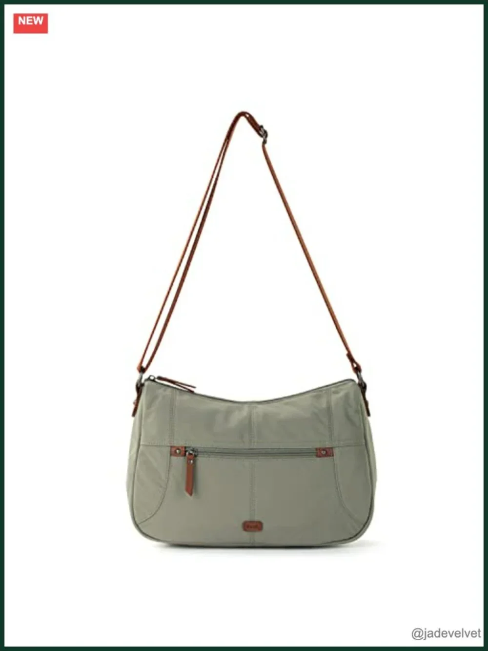 Eco Twill Hobo Crossbody with Recycled Repreve Lining